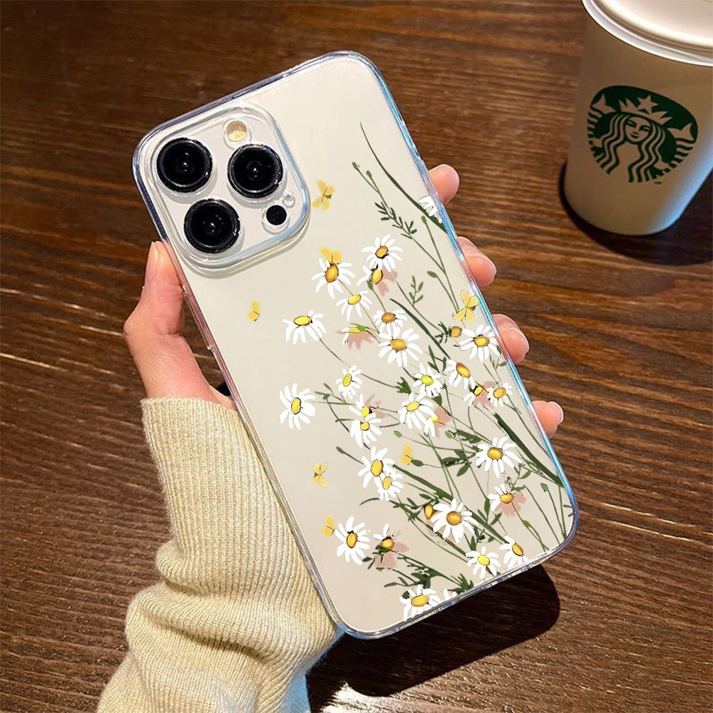 Apple Iphone 15 Pro Max - Casing HP Daisy Baru Untuk iPhone