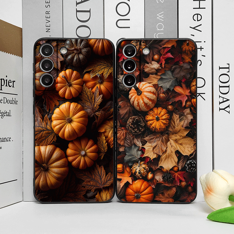 Huawei Nova 12 - Casing Ponsel Motif Daun Maple Musim